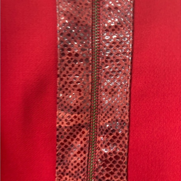 Donna Morgan Red Pencil Skirt Knee-Length Work - Picture 3 of 6